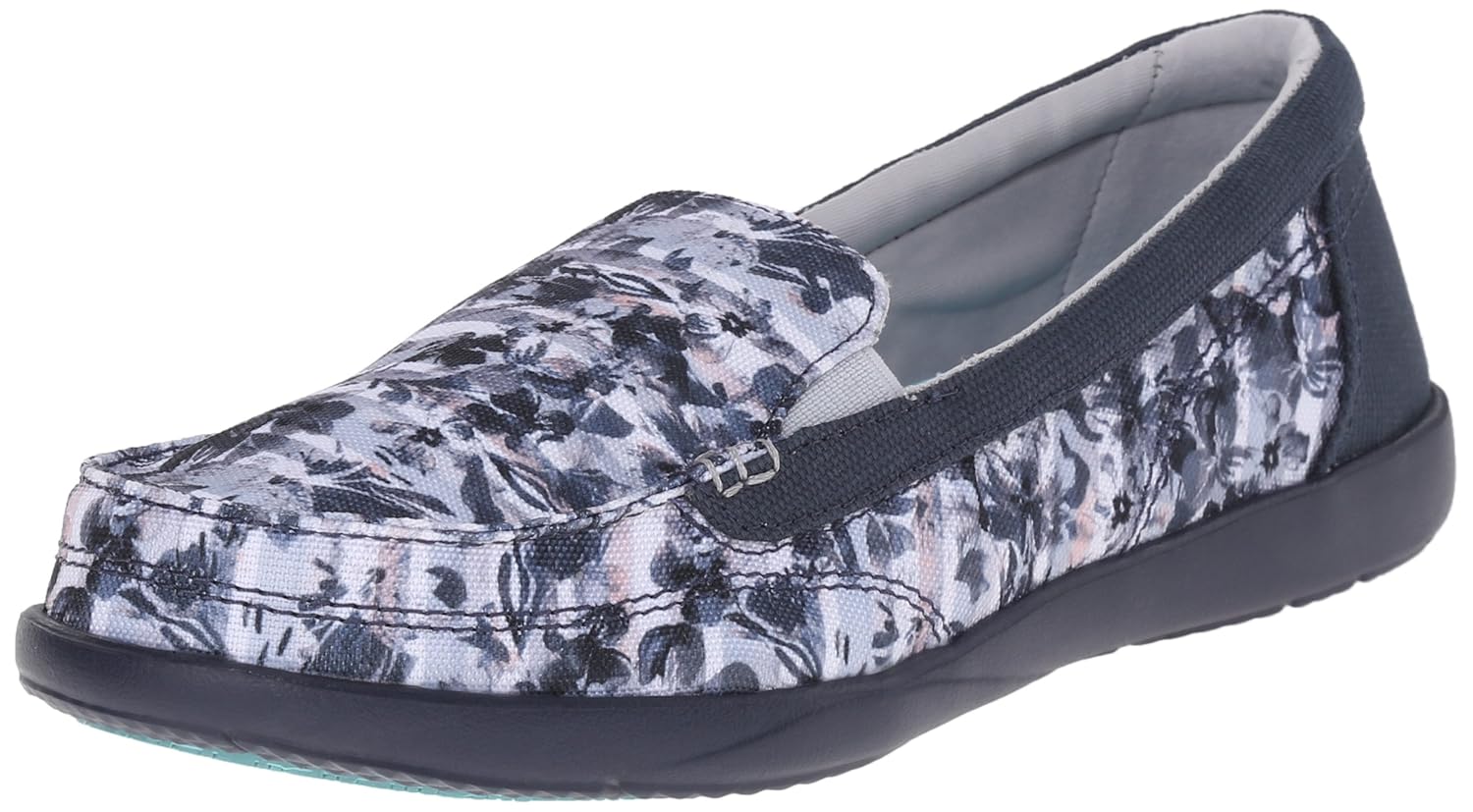 crocs women's walu ii striped flora loafers