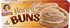 Little Debbie Honey Buns, 6 Individually Wrapped Pastries, 10.6 oz Box, Pack of 0ne (1)