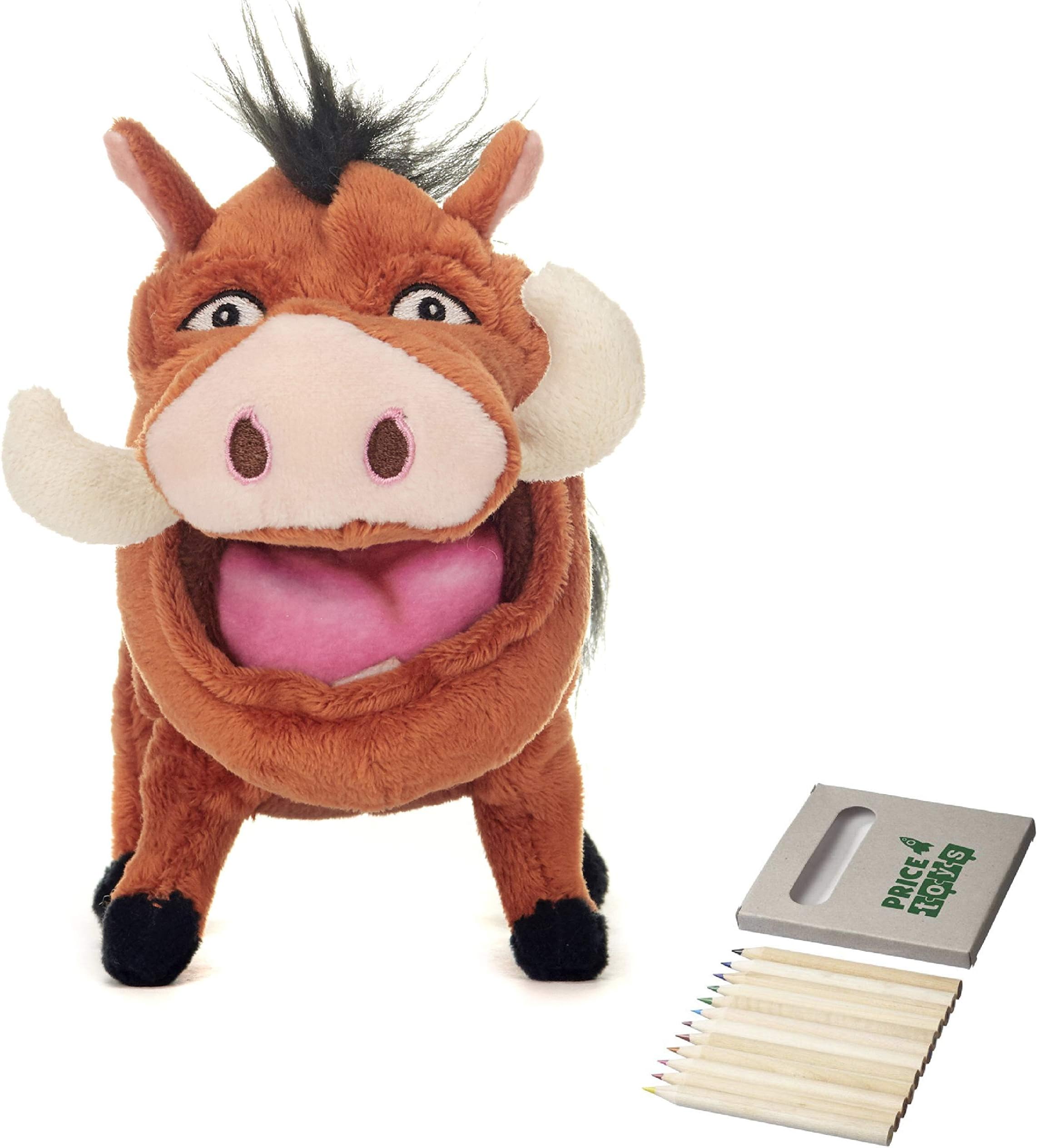 The Lion King Soft Toys| Pumbaa Mini Bean from Disney Lion King (mini bean, Pumba)