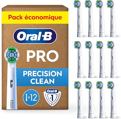 Brossettes de Rechange Précision Clean, lot de 12, Blanches