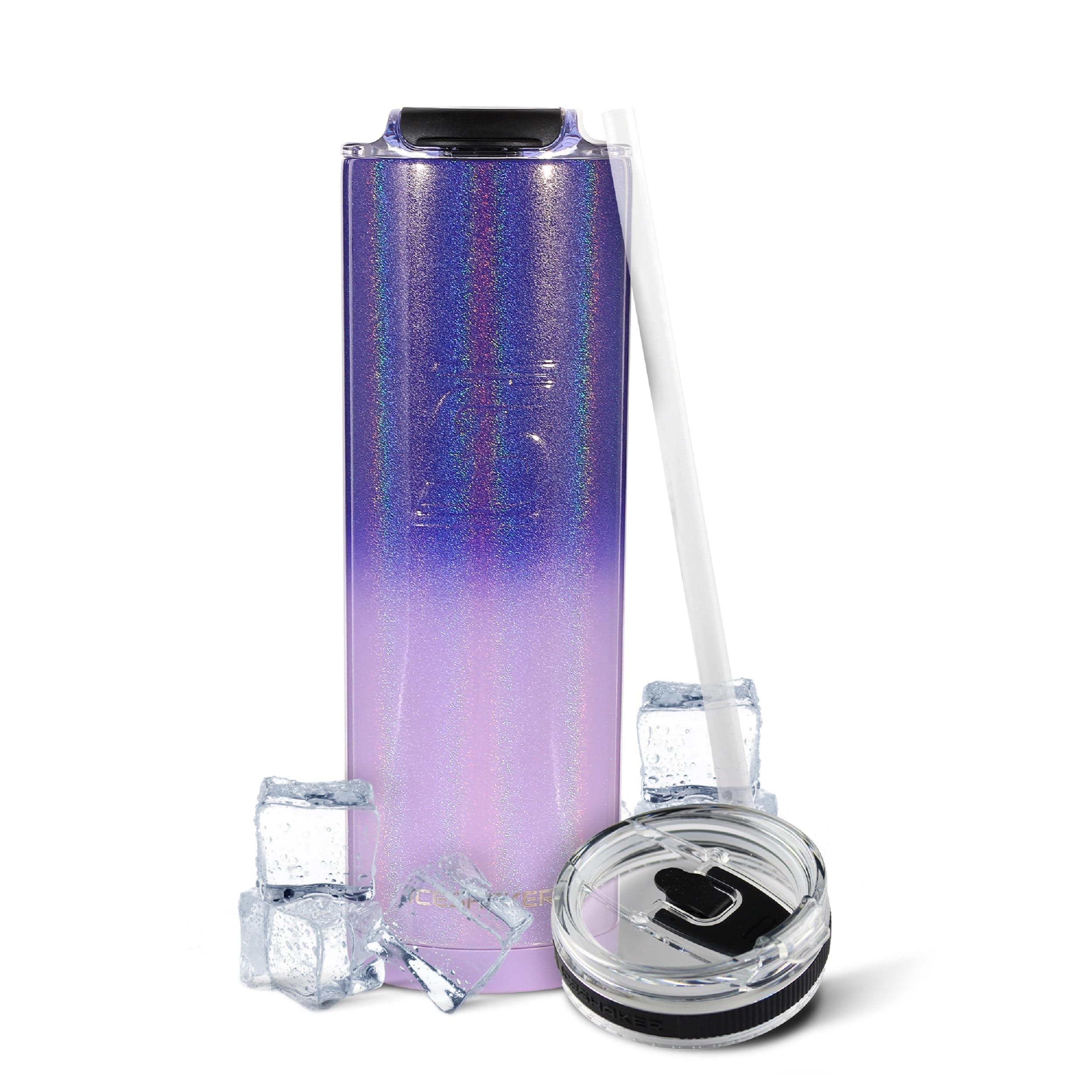 Ice Shaker Insulated Stainless Steel Tumbler | 20 oz, Dreaming | 24+ Hours Cold & 6+ Hours Hot | Removable Straw and Drink Spout | Odor-Free Tumbler Cup Water, Coffee, Tea, Smoothies, Cocktails
