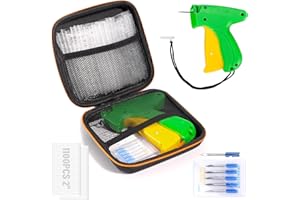 Standard Tagging Gun for Clothing with Case, Standard Retail Price Tag Attacher Gun Kit for Clothes Labeler with 6 Needles & 