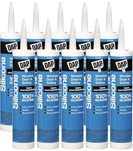 Amazon.com: 6 Pack DAP 08641 Silicone Multi-Purpose Sealant