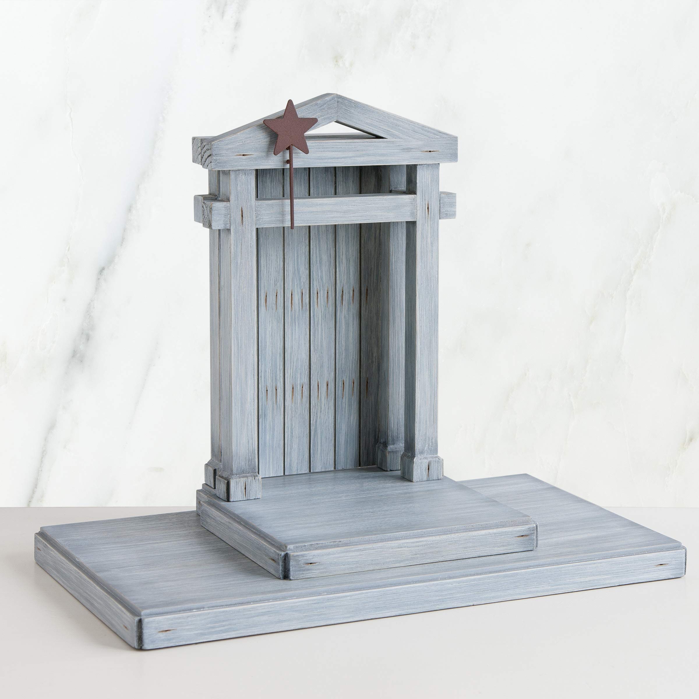 Willow Tree Crèche, Hand-Painted Nativity Backdrop