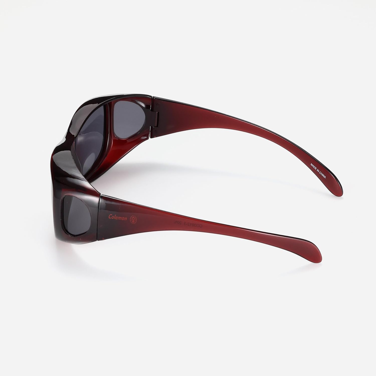 Amazon コールマン Coleman メガネの上からかけられる偏光オーバーグラス クリアワイン Co 3012 3 Coleman コールマン スポーツサングラス