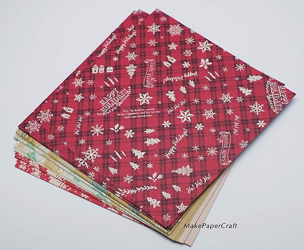 Amazoncom Origami Paper Sheets Christmas Paper Pack Size
