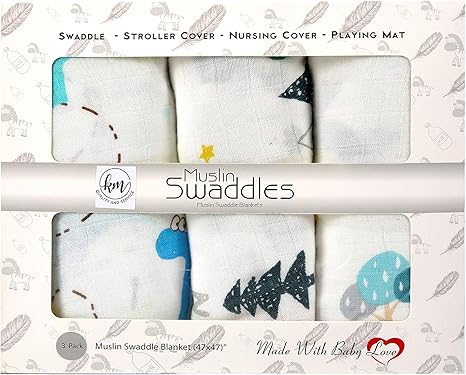 muslin swaddle set