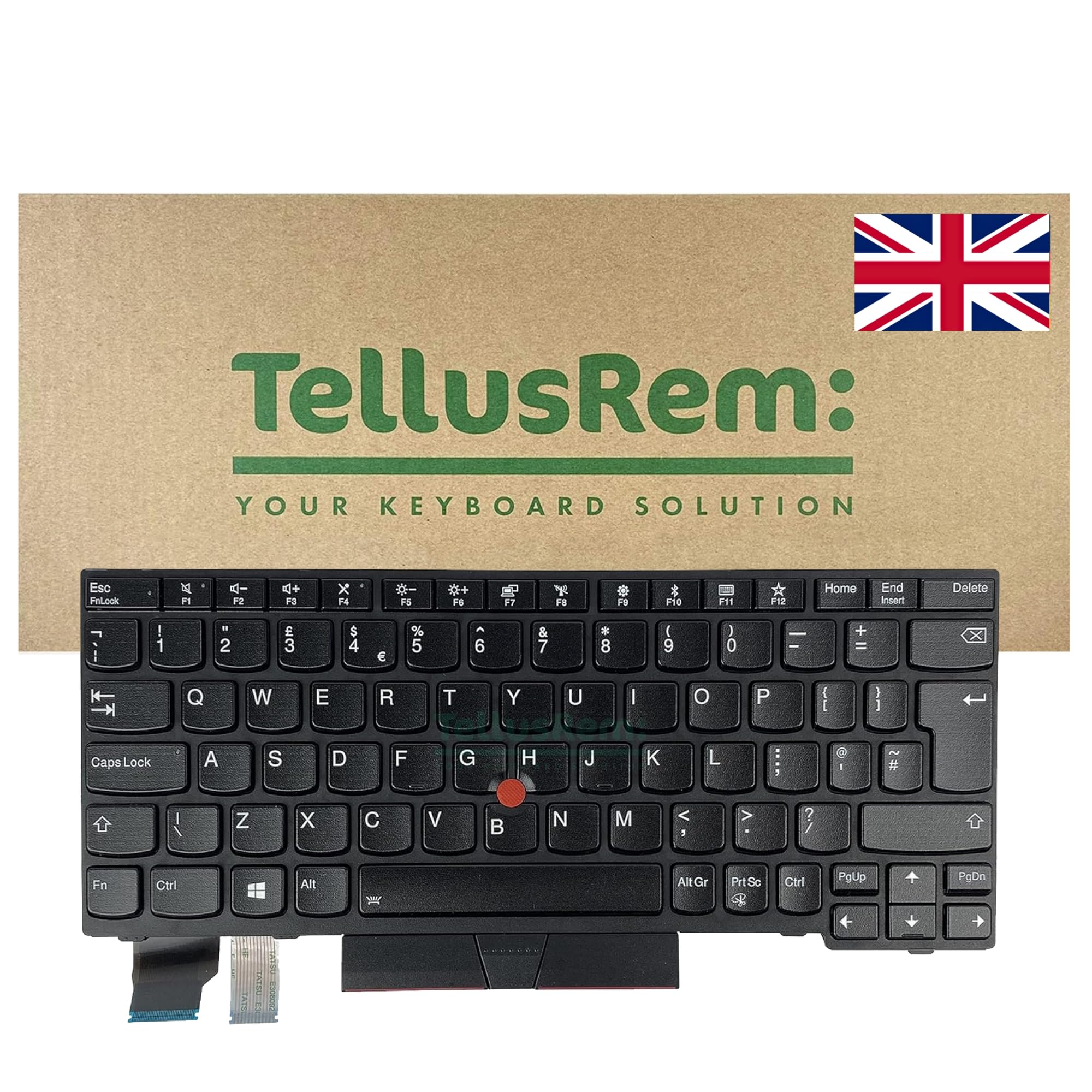 replacement UK backlit keyboard for Lenovo Thinkpad X280 X390 X395