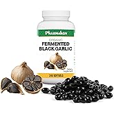 PHARMAKON Organic Aged Black Garlic, Potent Soft Capsules, Wholesome, Reduced Odor (240 Count)