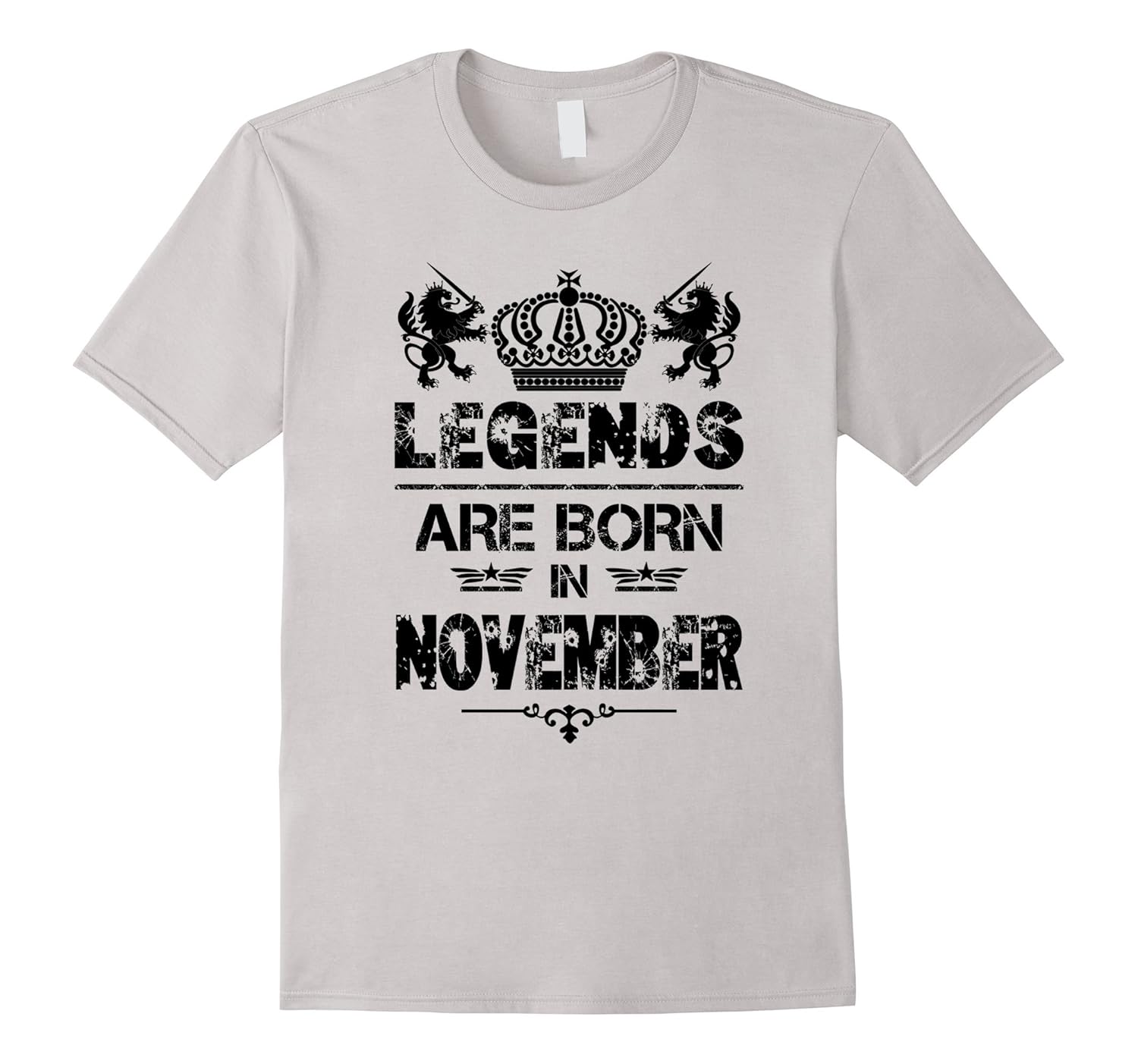 BIRTHDAY BOY, LEGENDS ARE BORN IN NOVEMBER (B) T-SHIRT-ANZ