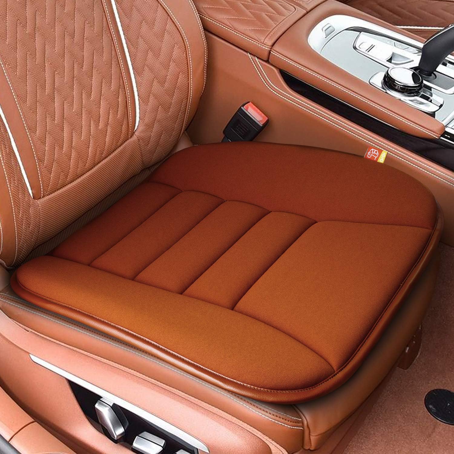 Amazon Domic カーシートクッション 滑止め 車の座布団 シートクッション 低反発 体圧分散 車椅子 骨盤サポート 座布団 車内クッション シートクッション 車＆バイク