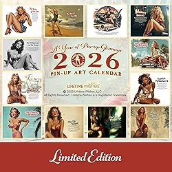 PinUp Calendar 2026, XL Premium Retro Pin-Up