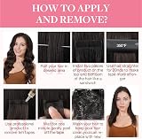 GOO GOO Tape In Hair Extensions Human Hair 14in 25g 10pcs 1B/6/1B view 6