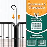 Yaheetech 24-Panel Heavy-Duty Dog Playpen 60cm High for Small Dogs view 7