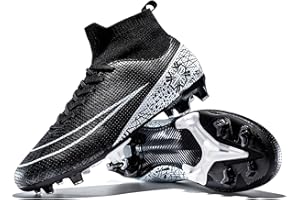 YIDUM Mens Soccer Cleats Outdoor Lightweight High-Top Training Boots Ground Athletic Football Boots Soccer Shoes for Men/Women