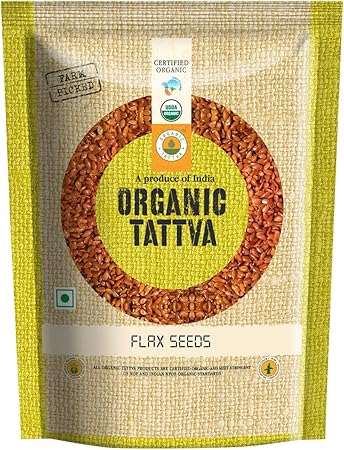 Organic Tattva Flax Seeds, 100g