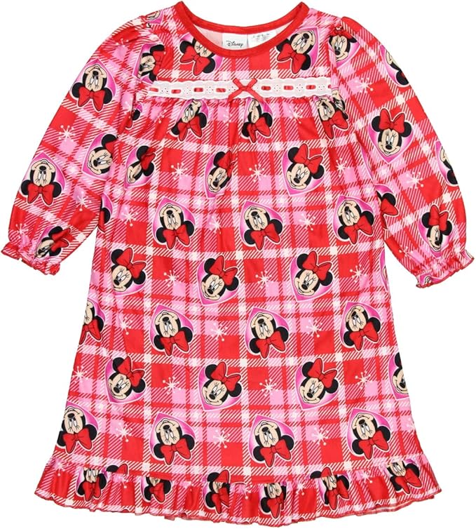 Minnie Mouse Red Baby Girls Nightgown (24 Months) Clothing