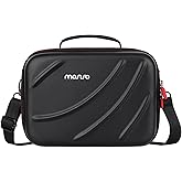 MOSISO Hard Shell Digital Camera Case, Travel Carrying EVA Case, Black | Camera Soft Padded Bag with Shoulder Strap &amp; 3 Adjustable Dividers, Compatible with Canon/Nikon/Sony/EOS R100/R50/DSLR/SLR