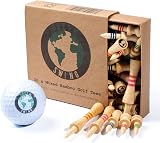Green Swing Green Swing Bamboo Golf Tees Mixed Sizes 30pcs Castle Tees
