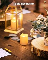 SHYMERY Flameless Votive Candles,Flameless