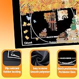 Celawork Rubber Jigsaw Puzzle Mat Roll 1000 500 Piece Board Storage Bag view 3