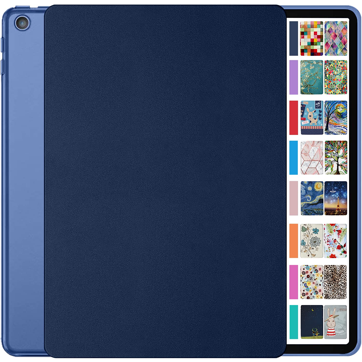 DuraSafe Cases for iPad 7.9 Inch Mini 5 Generation 2019 [ Mini 5th Gen ] A2133 A2124 A2126 A2125 MUQY2B/A MUQW2B/A MUQX2B/A MUU62B/A Slim Hard Shell Protective Stand Cover - Navy Blue