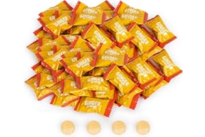 THE SNACKERY Ginger Hard Candy, Citrus Orange 2 lb bag, Individually Wrapped Healthy Candy, The Sweet and Spicy Natural Remedy for Anti-Nausea and Digestion, Made with Real Ginger Extract