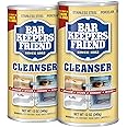 Bar Keepers Friend Powder Cleanser 12 Oz - Multipurpose Cleaner & Stain Remover - Bathroom, Kitchen & Outdoor Use - for Stain
