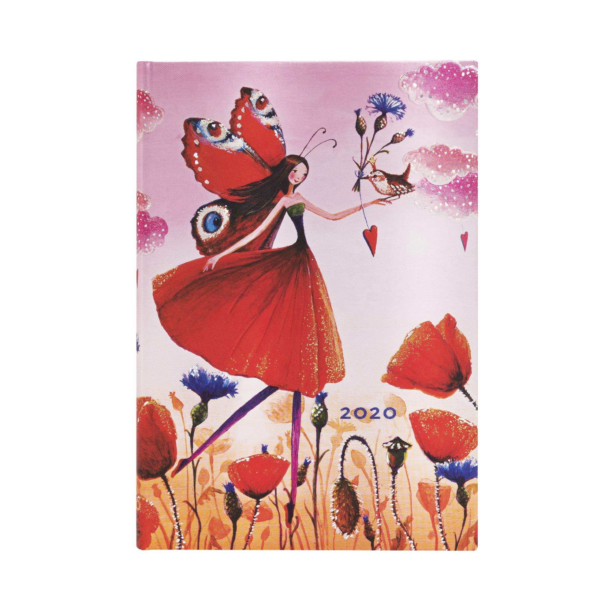 Paperblanks 12 Month 2020 Poppy Field Diary | Landscape | Mini (95 × 140 mm)
