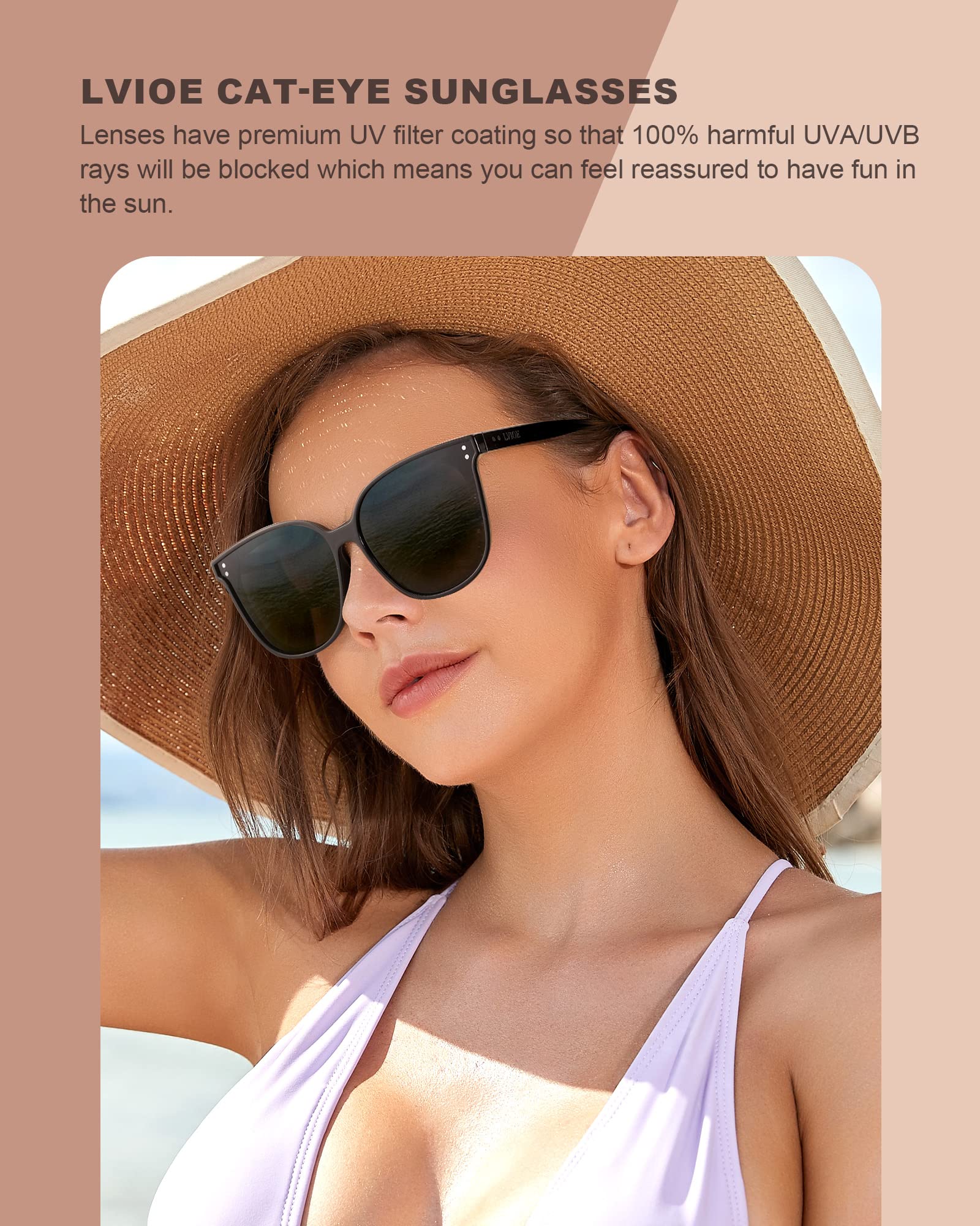 Oversized Cat Eye Sunglasses