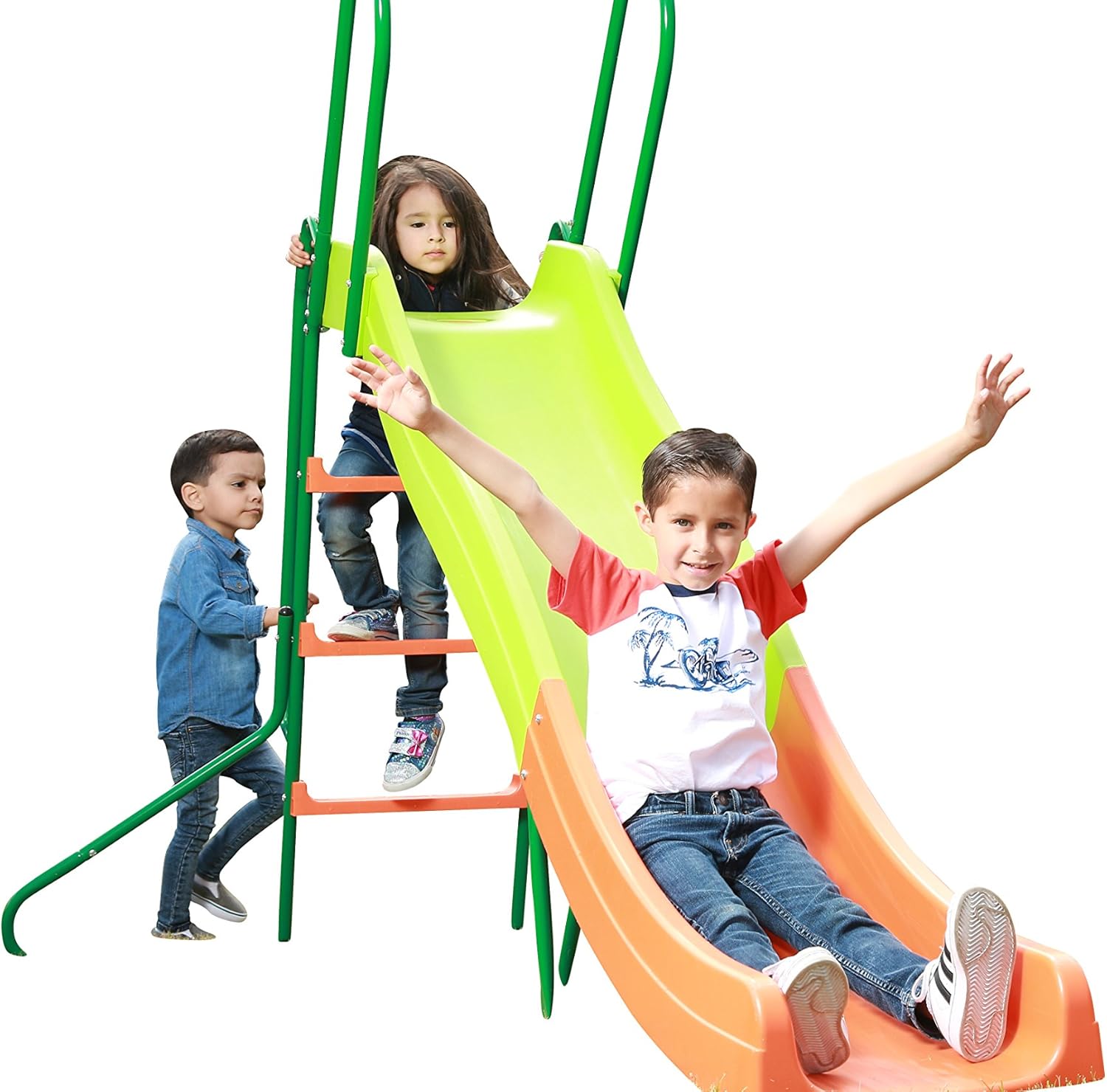 outdoor play slide