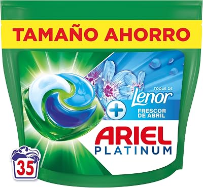 PODs Platinum, Detergente Líquido em Cápsulas de Frescura de Abril, 35 Lavagens