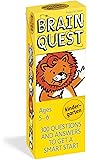 Brain Quest Kindergarten, Revised 4th Edition: 300 Questions and Answers to Get a Smart Start (Brain Quest Decks)