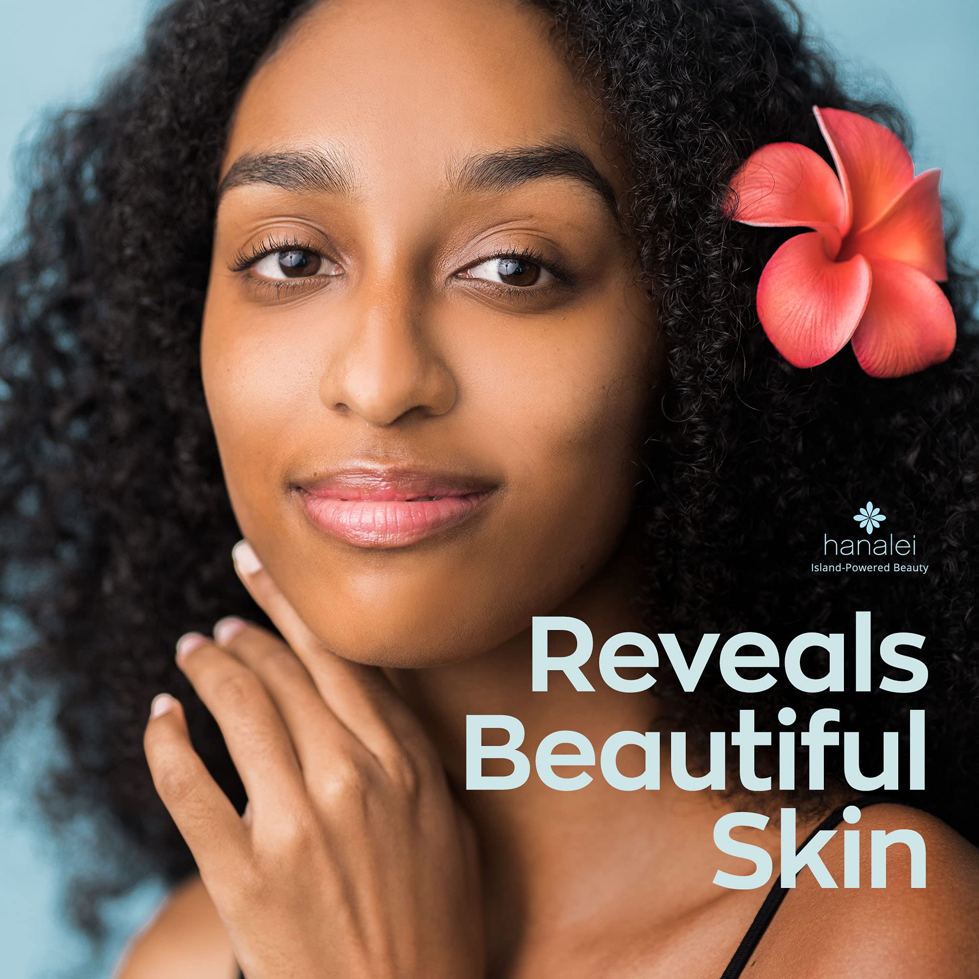 Hanalei Makai Marine Face Moisturizer Gel Cream, Lightweight Non-Greasy Lotion for Dry Skin, Hydrating Formula with Hawaiian Botanicals, Vegan & Cruelty-Free, 1.7 fl oz