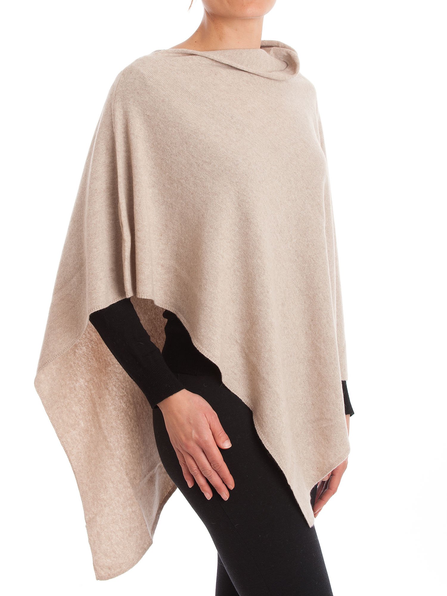 Poncho 100% Cashmere Made In Italy - Morbido E Leggero - Unisex Per Donna - Ideale Regalo - Foto 2