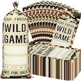 200 Pack Wild Game Bags for Freezer Storage 1 Lb Ground Meat Bags Wild Game Meats Processing Bag for Packaging Meat Preventing Freezer Burn