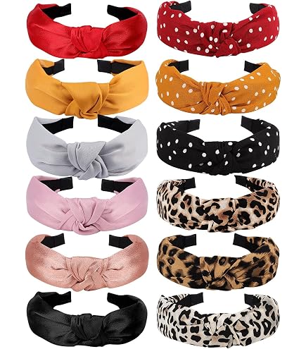 Amazon.com : Yilloog 12 Pcs Christmas Knotted Retro Hair  display picture 1
