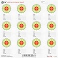Allen Company EZ Aim Load Development Paper Shooting Targets, 13.5" Square, 25-Pack, Black