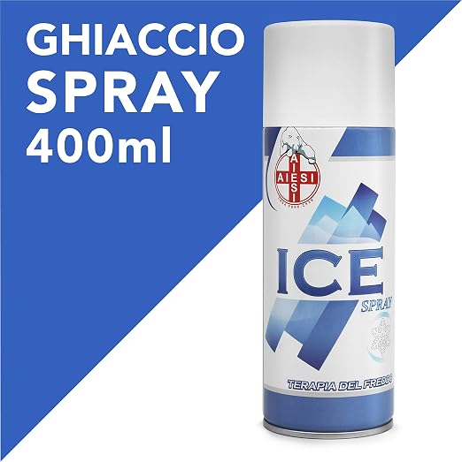 AIESI® Hielo Spray instantáneo con MENTOL lata de 400 ml ICE SPRAY ...