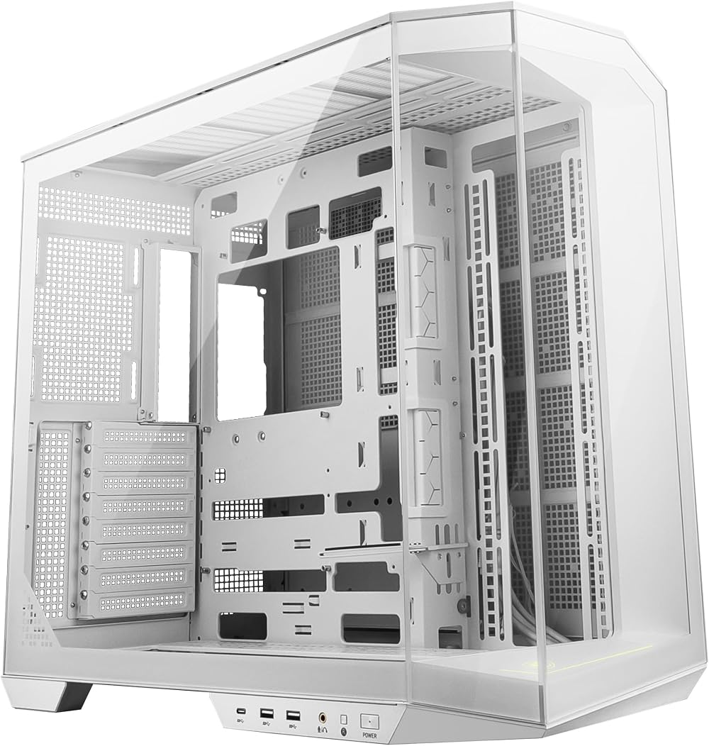 MSI MAG PANO 100L PZ White ATX PC Case with USB 20Gbps Type-C