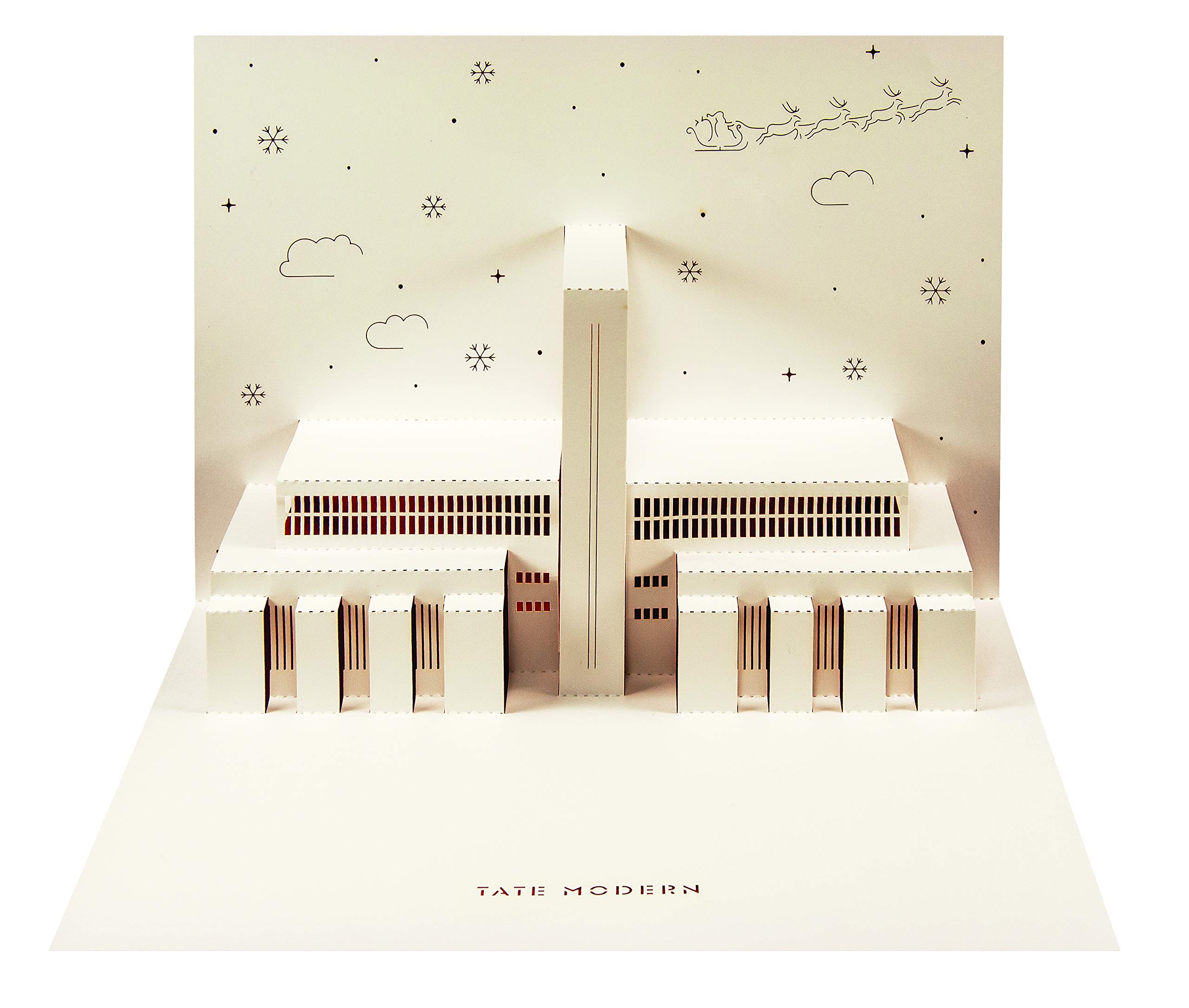 Tate Modern Christmas pop-up card