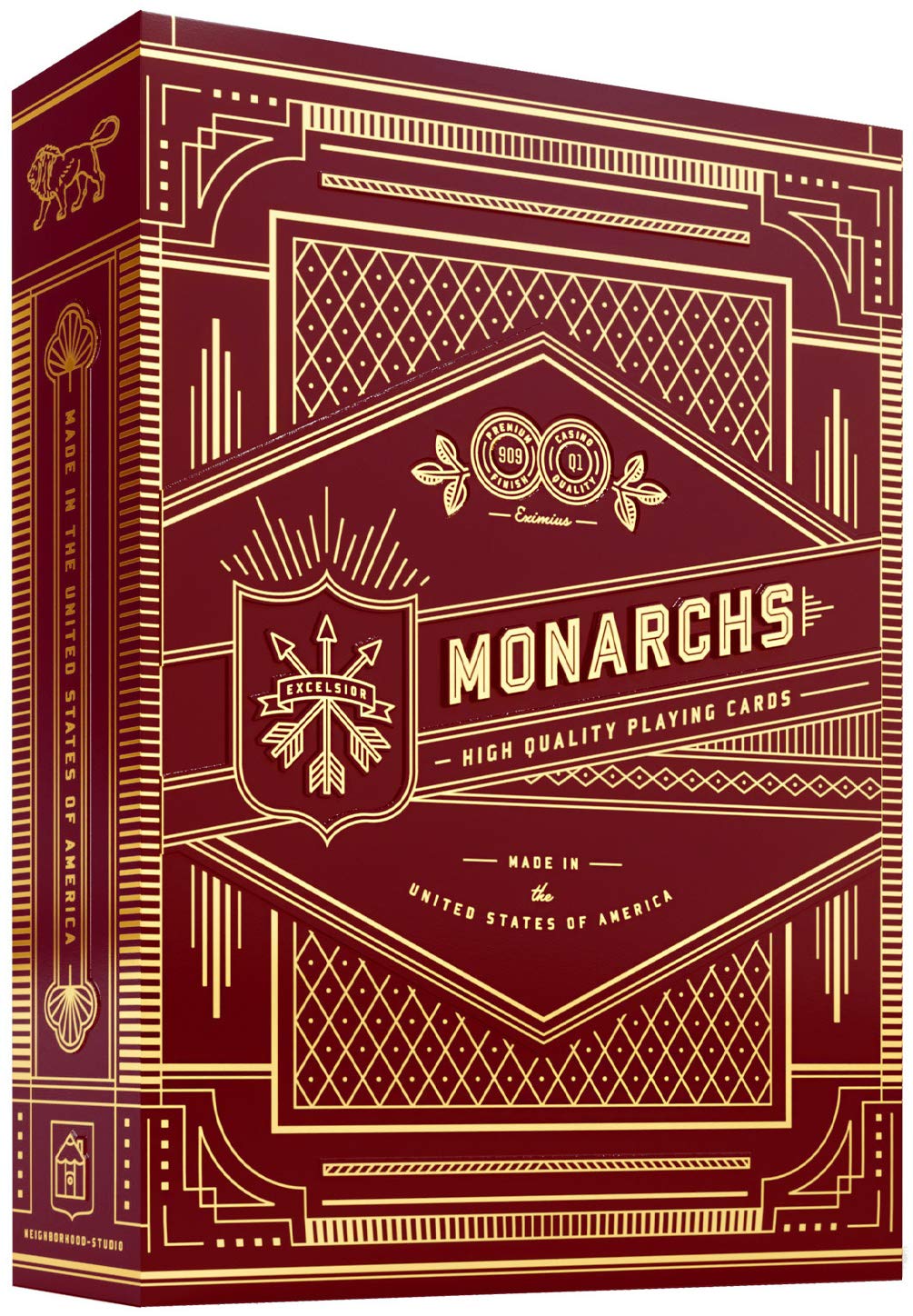 Red Monarch Playing Cards by Theory11 & Bicycle - Original Version 1