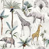 Arthouse Serengeti Animals Multicoloured Wallpaper