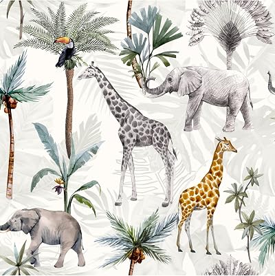 Arthouse Serengeti Animals Multicoloured Wallpaper