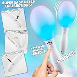 KreativeKraft Light Up Maracas Sensory Toy 2 Pack LED Colourful Flashing view 4