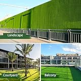 Tonchean Artificial Grass Roll 1x10m Realistic Faux Lawn Carpet UV Safe view 7