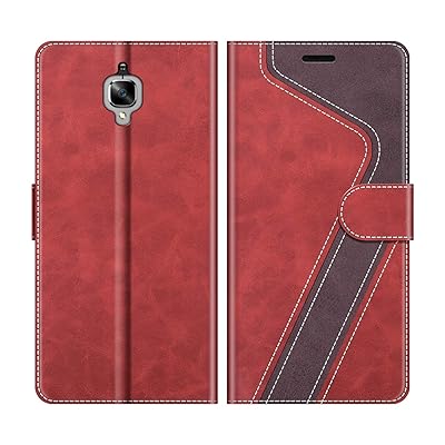 Elegante funda de billetera magnética MOBESV roja El Salvador Ubuy