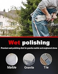 PANFREET 3 Step Diamond Polishing Pads 4-inch Wet