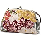 Vintage Kiss Lock Purses and Handbags Crossbody Bag/Made in Japan Japanese Evening Clutch Buckle Purse Shoulder/for Woman