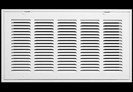 20 X 10 Steel Return Air Filter Grille For 1 Filter Fixed Hinged